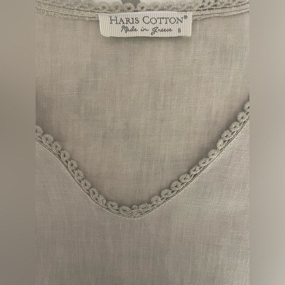 💎 Haris Cotton 100% linen dress SZ Small EUC - Picture 7 of 8